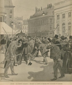 Rixes à Lille 1896