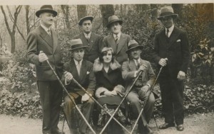 Compagnons et leurs cannes 1932