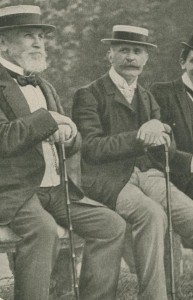 cannes du président Loubet et du colonel Lamy (1905)