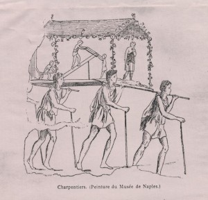 baculus des charpentiers de Pompéi