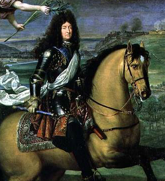 Louis XIV et son bâton de commandement