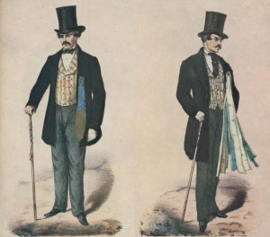 Cannes courtes de compagnons serruriers en 1858