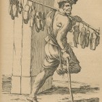 bâton à présenter des articles - savetier 17e siècle