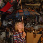 Le bâton de marche-parapluie Bressange