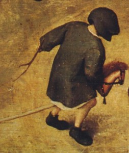 cheval-bâton par Bruegel - 1560