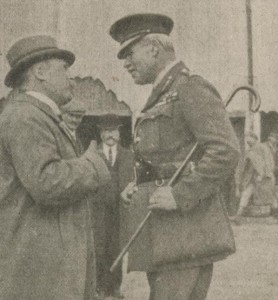 Le général Poole à Arkhangel en 1918