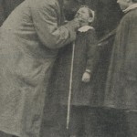 Clemenceau et sa canne à Laon en 1918