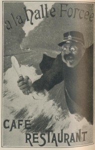 affiche de Maurice Cléret vers 1900