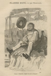 Plaisirs d'été, par Marcelin (1856)