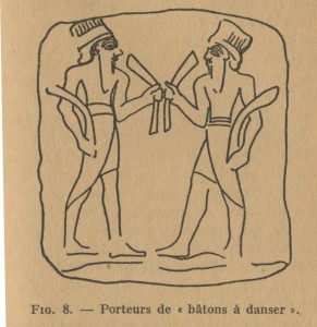 bâtons à danser assyriens