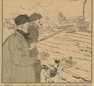 bâton qui désigne le progrès (1918)