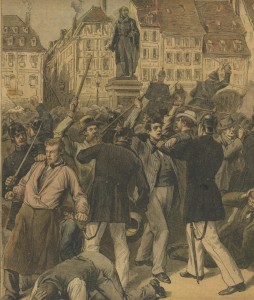 Emeute à Strasbourg en 1893