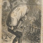 Porteur de grain gravure de 1864