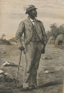 Le roi Sepopo en 1875