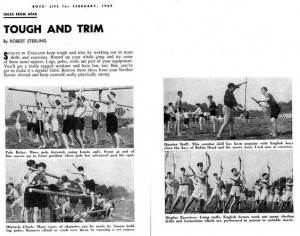 Partie photo du reportage de Boys Life, Février 1959
