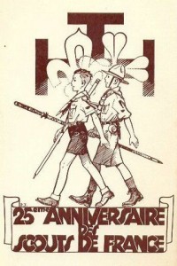 Image issue de la revue Scouts de France, 1945