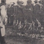 Baguettes porte-poissons à Munich en 1906