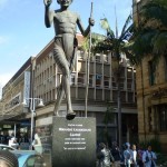 Gandhi - statue à Pitermaritzburg en Afrique du sud