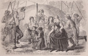 Le dernier binot de sarrasin à Condé-sur-Noireau en 1861