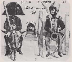 Louis-Napoléon Bonaparte et son gourdin en 1848