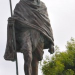 Statue de Gandhi à Saint-François en Guadeloupe photo F. Palli