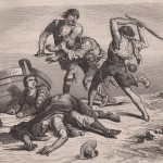 Le pâtre défend le matelot dans La Gitane de Xavier de Montepin