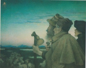 Les bergers par Lucien Lévy-Dhurmer 1896