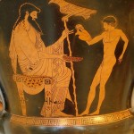 Zeus et Ganymède vase Ve s. avt JC du musée de New-York