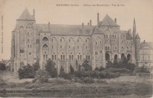 L'abbaye de Solesmes vers 1910 - carte postale
