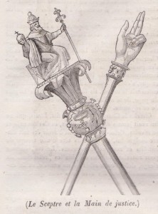Sceptre et main de Justice de Charles le Chauve