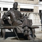 25 Zvenigorod Russie Statue de Anton Tchekhov écrivain et dramaturge