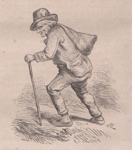 Marchand d'épingles de bois en 1863