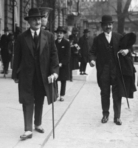 Joseph Caillaux et Pierre Laval 17 avril 1925