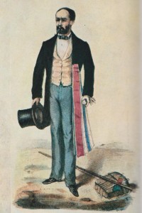 Compagnon tisseur-ferrandinier du Devoir - litho 1858