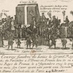 Funérailles de Louis XIV 1715 BnF