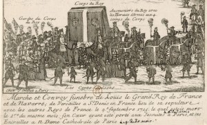 Funérailles de Louis XIV 1715 BnF