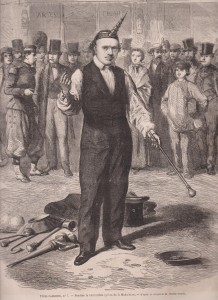 Pradier le bâtonniste - Le Monde illustré 22-11-1862