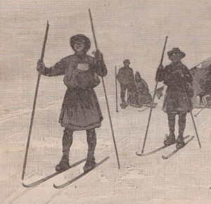 Bâton de ski au Groenland