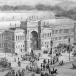 Entrée de l'Exposition universelle de Paris en 1855