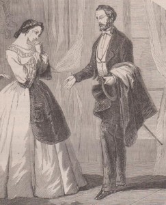 Un homme élégant avec sa canne au XIXe siècle