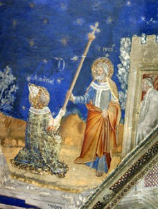 Remise du bâton de saint Pierre à saint Martial - Palais des Papes Avignon