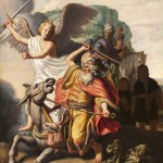 Rembrandt - L'ânesse du prophète Balaam